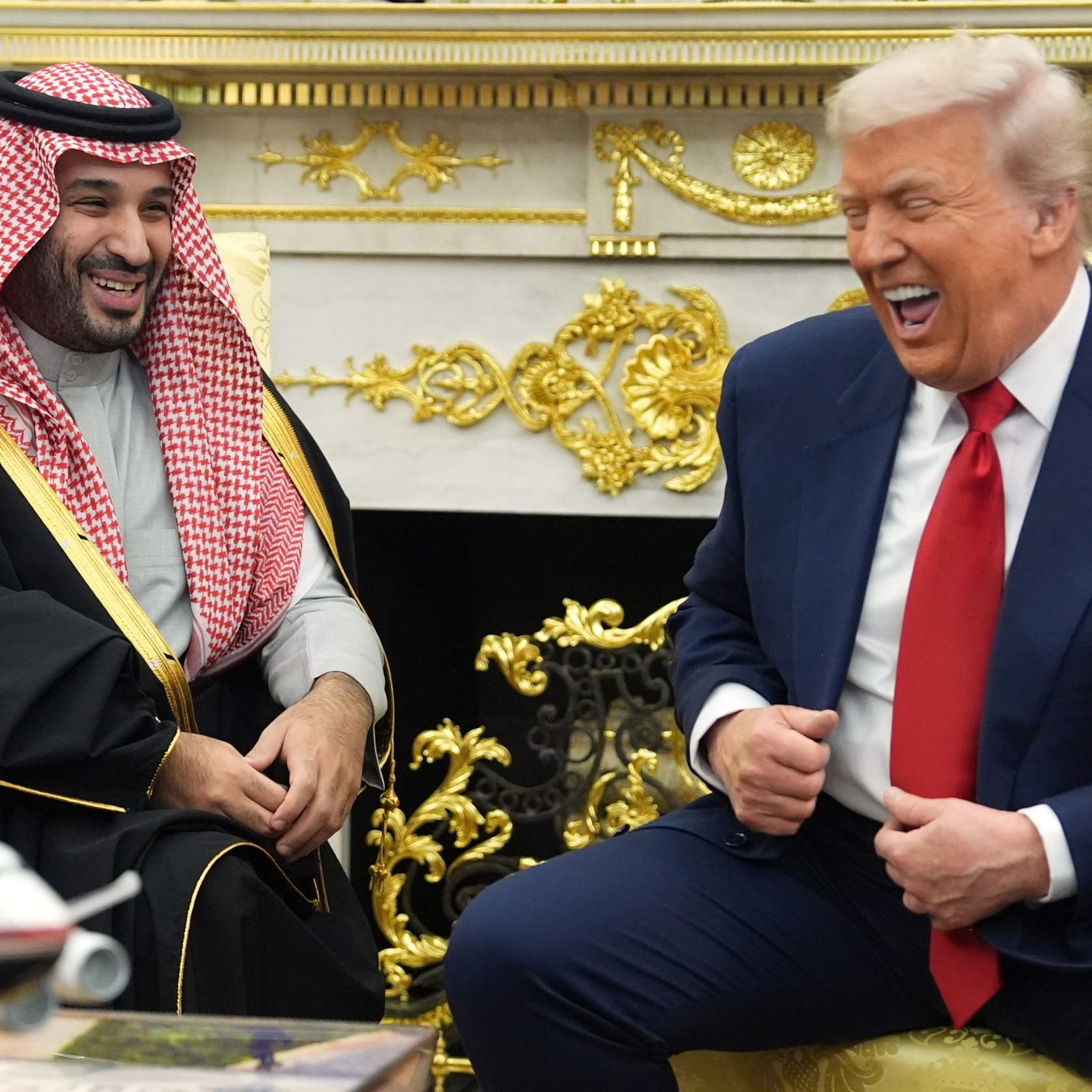 Muhammad bin Salmán a Donald Trump