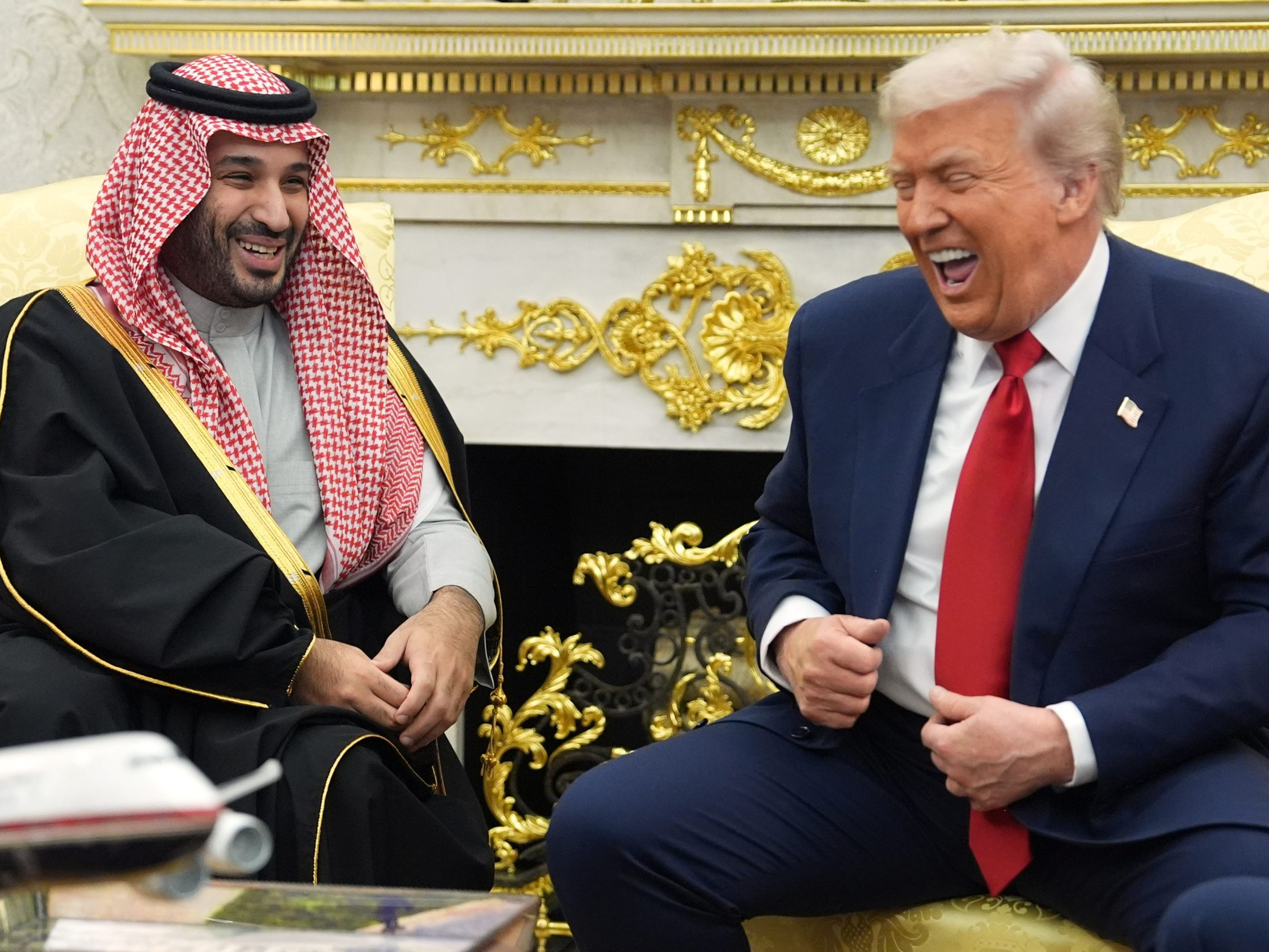 Muhammad bin Salmán a Donald Trump