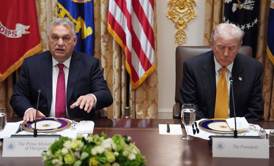 Viktor Orbán a Donald Trump