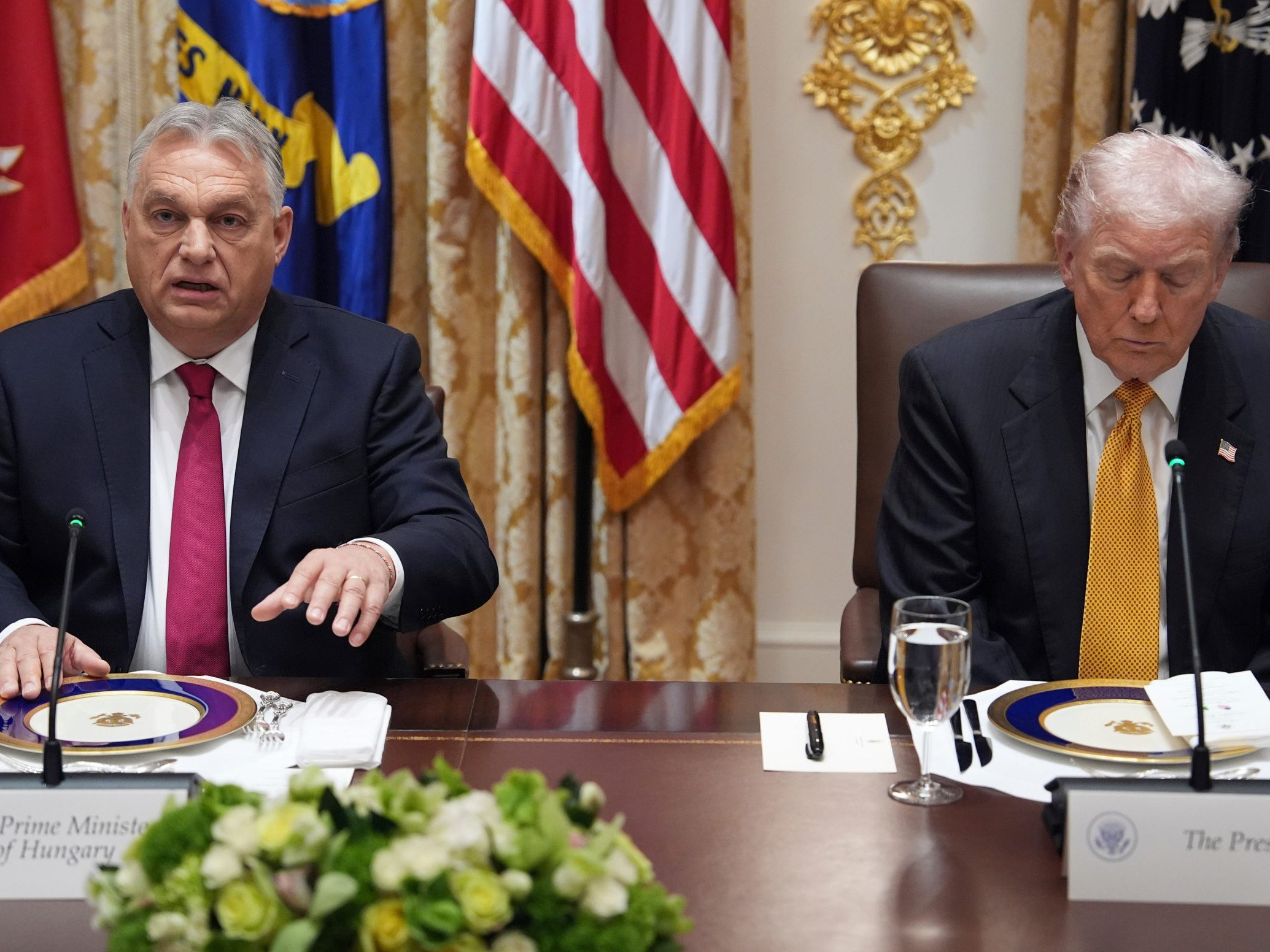 Viktor Orbán a Donald Trump