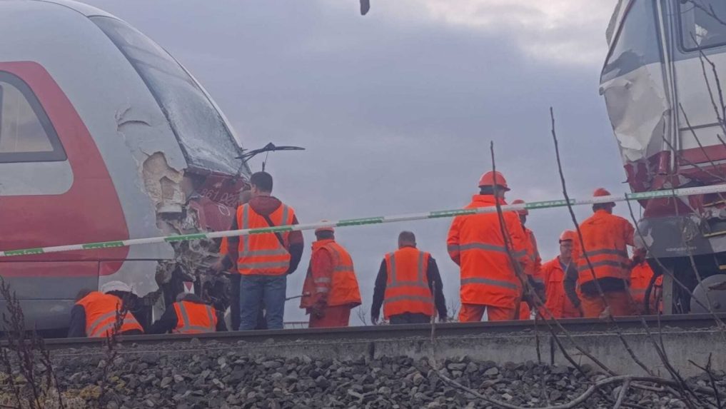 Nehoda vlakov pri Pezinku.