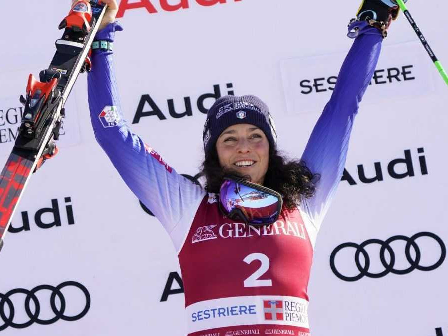 Talianska lyžiarka Federica Brignoneová.