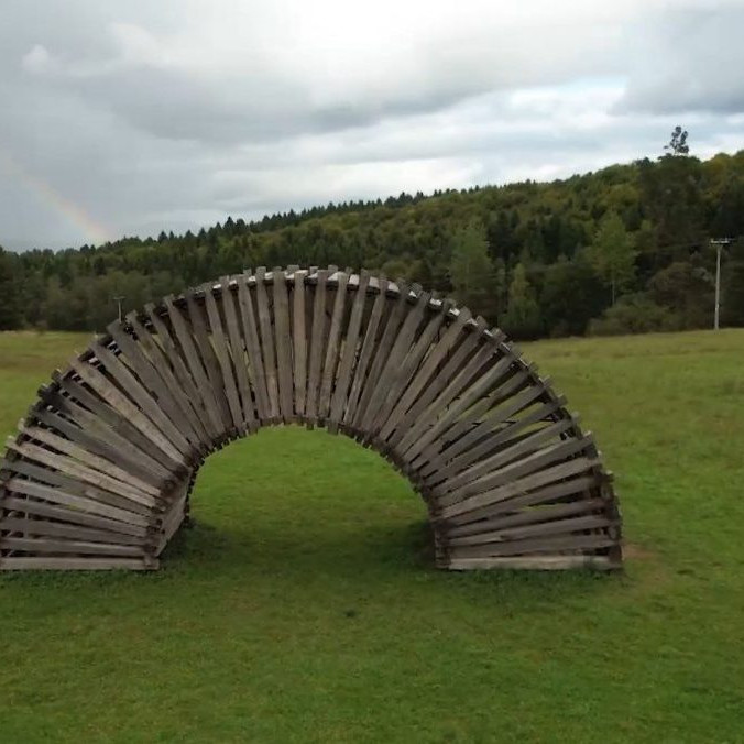 Na snímke inštalácia Voda pije dúhu.