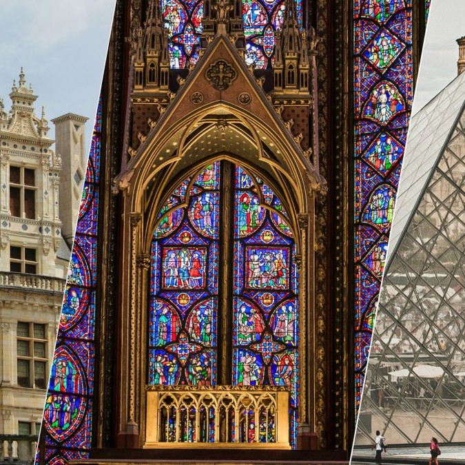 Na ilustračnej snímke pamiatky vo Francúzsku.