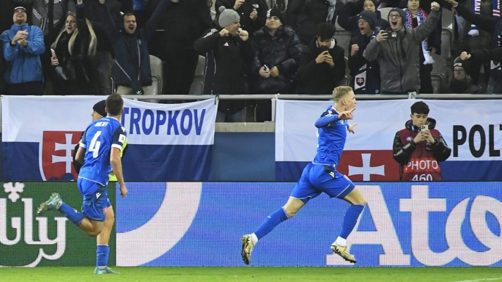 Gólová radosť Slovákov.