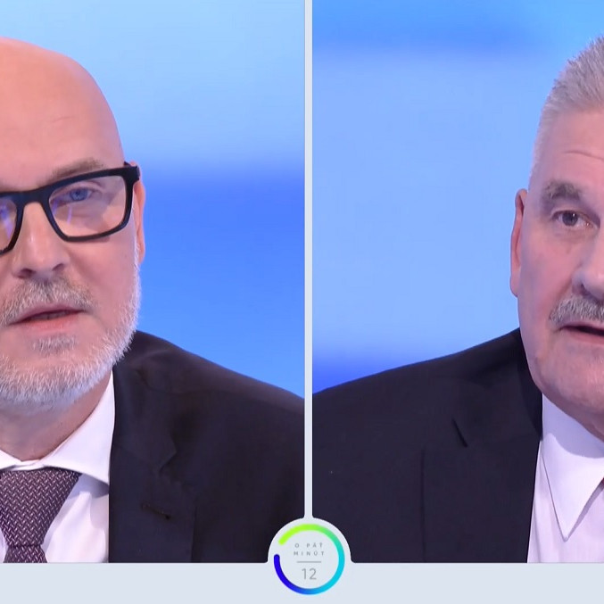 Ján Richter a Branislav Gröhling v diskusnej relácii O 5 minút 12.