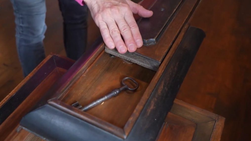 Na snímke truhlica lada.