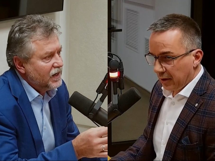 Jozef Hajko a Erik Tomáš v Sobotných dialógoch.