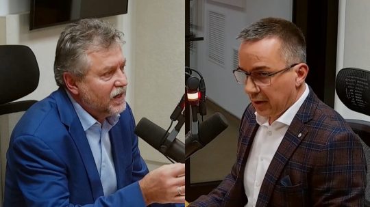 Jozef Hajko a Erik Tomáš v Sobotných dialógoch.