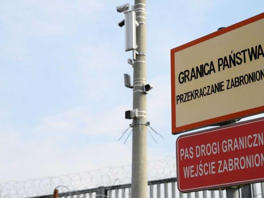 Na ilustračnej snímke poľsko-bieloruská hranica.