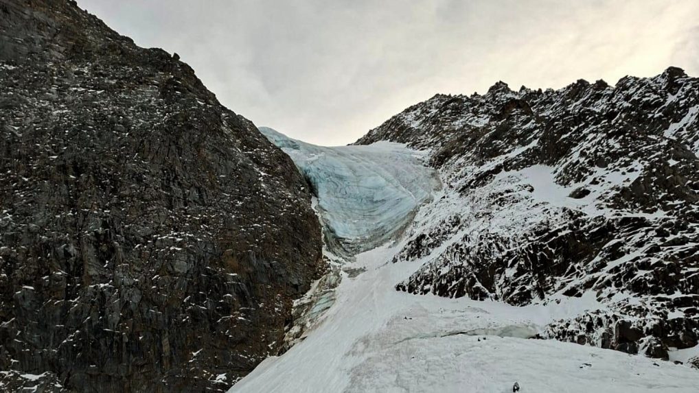 Miesto, kde lavína zasypala piatich nemeckých horolezcov.
