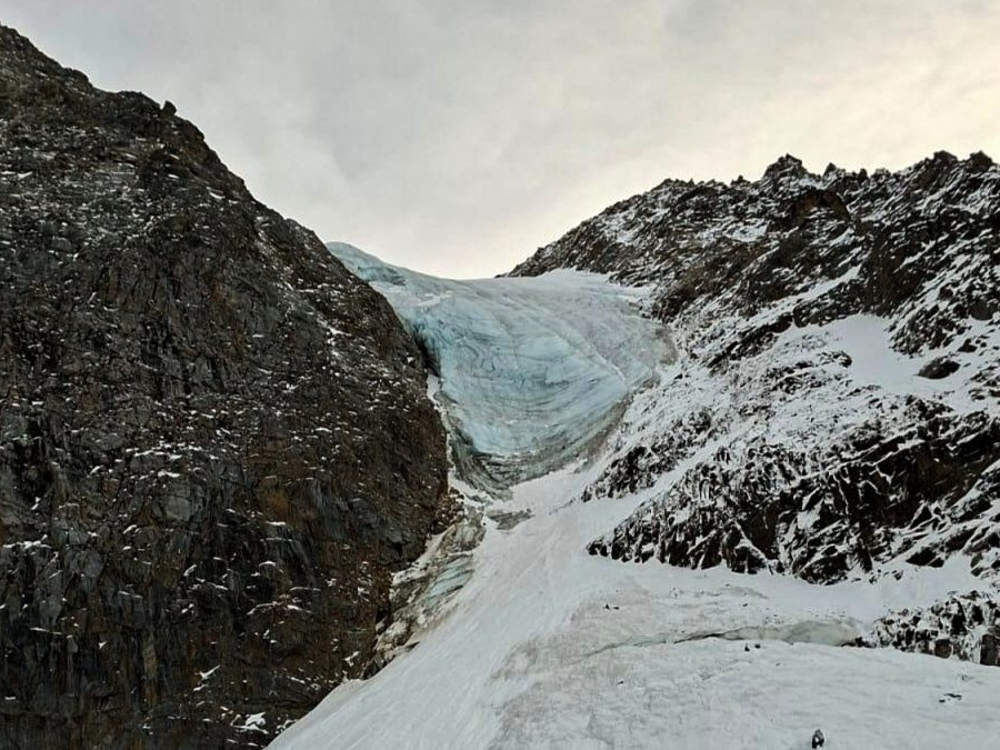 Miesto, kde lavína zasypala piatich nemeckých horolezcov.