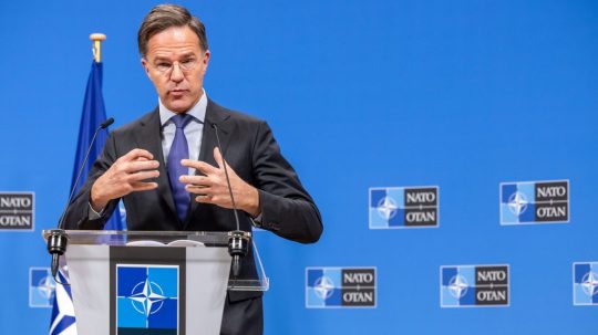 Na snímke Mark Rutte.