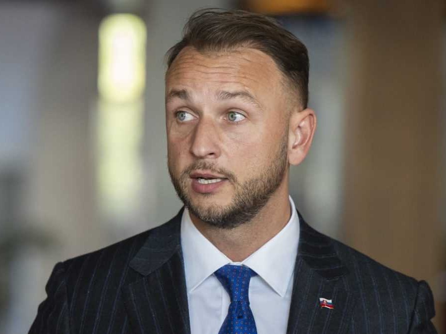 Na snímke predseda strany Hlas-SD a minister vnútra Matúš Šutaj Eštok.