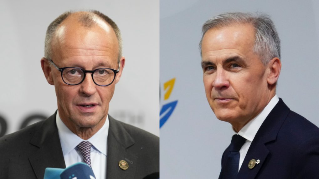 Friedrich Merz a Mark Carney.