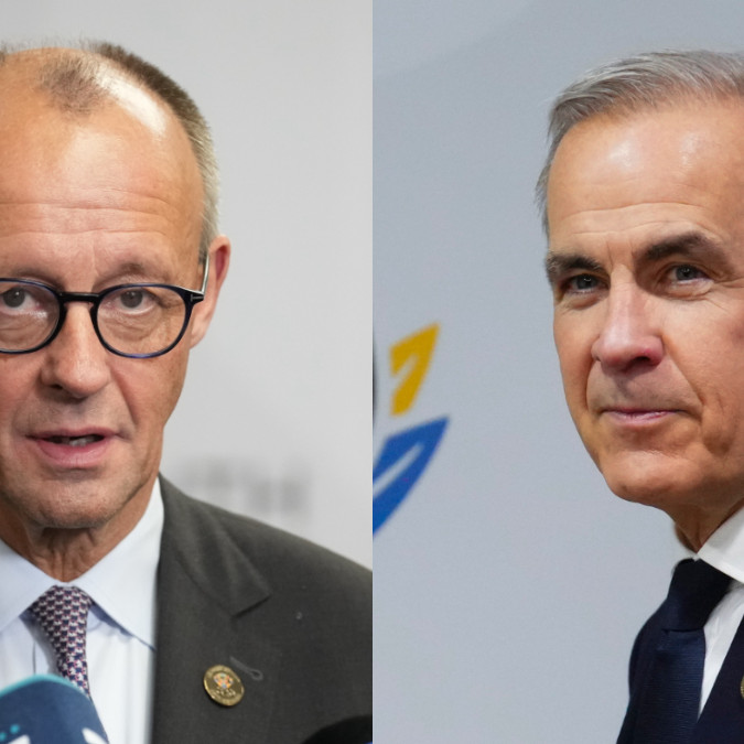 Friedrich Merz a Mark Carney.