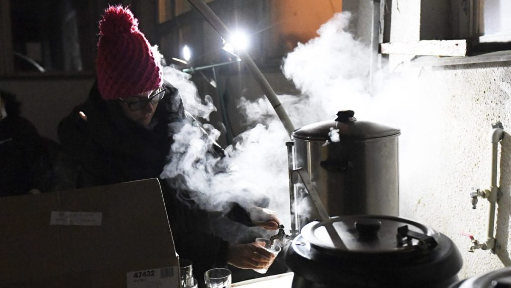 Na archívnej snímke akcia Noc vonku v Košiciach.