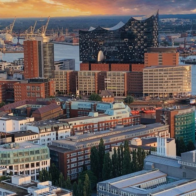 Ilustračná snímka mesta Hamburg.