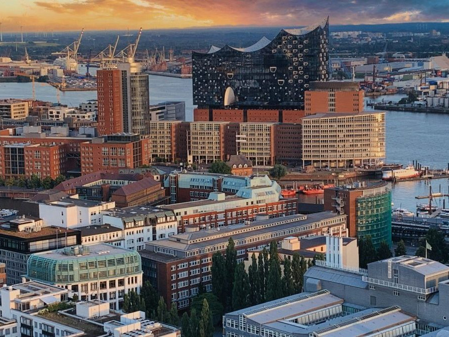 Ilustračná snímka mesta Hamburg.