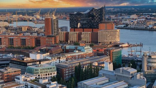 Ilustračná snímka mesta Hamburg.
