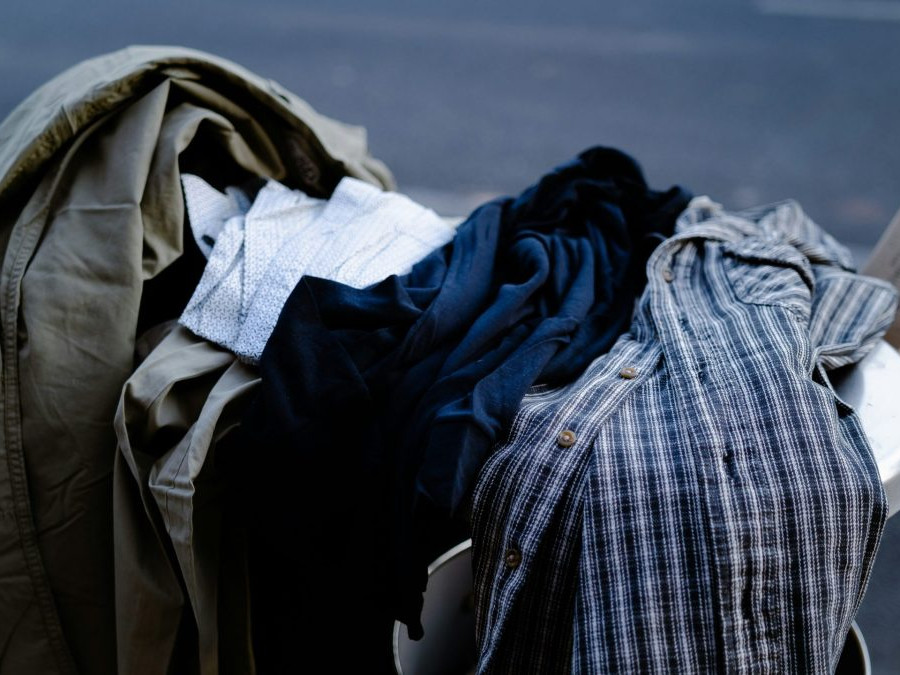 Na snímke je textilný odpad.