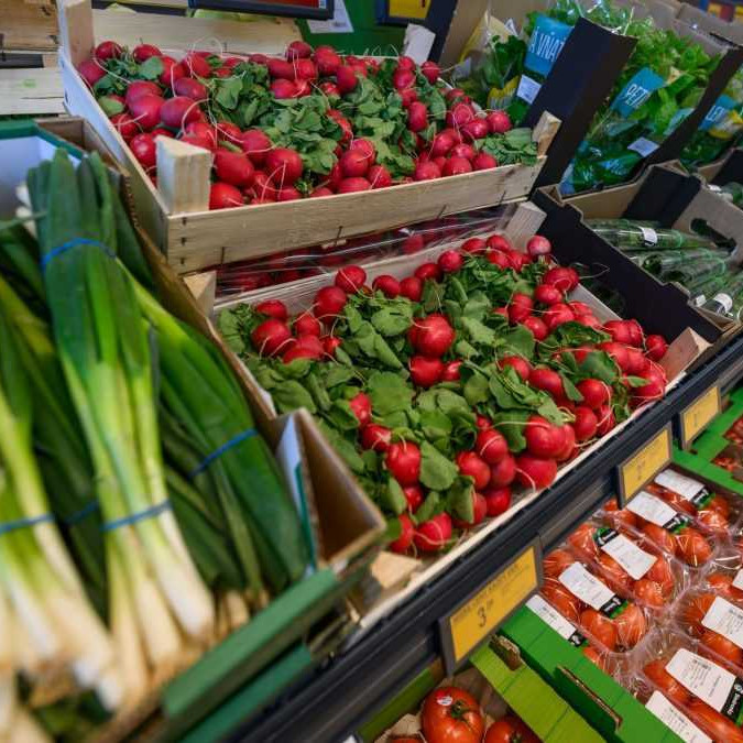 Na snímke je zelenina v predajni poľského obchodného reťazca v Miloslavove.