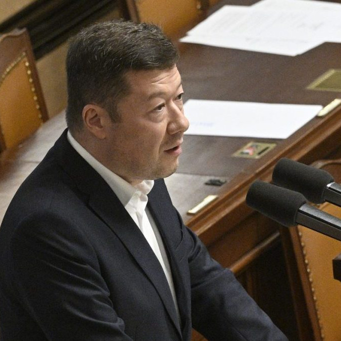 Predseda Poslaneckej snemovne Tomio Okamura.