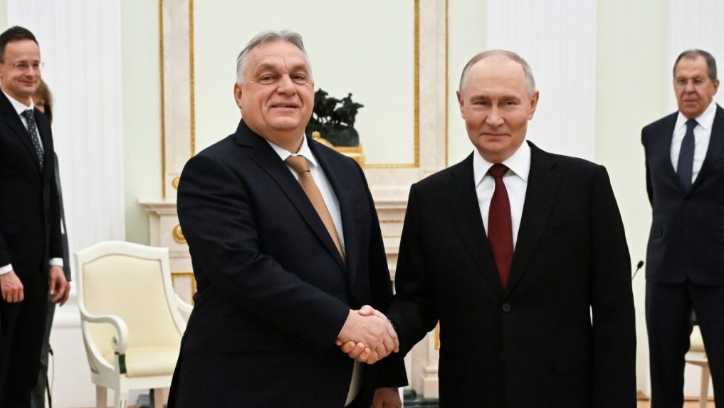 Maďarský premiér Viktor Orbán a ruský prezident Vladimir Putin.