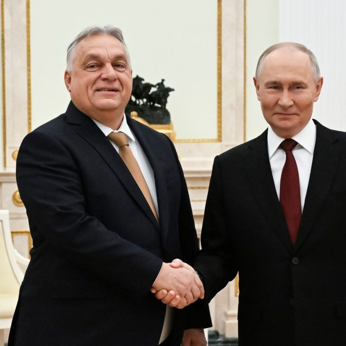 Maďarský premiér Viktor Orbán a ruský prezident Vladimir Putin.