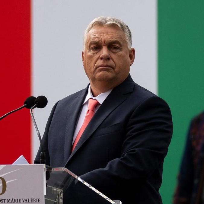Na snímke Viktor Orbán.