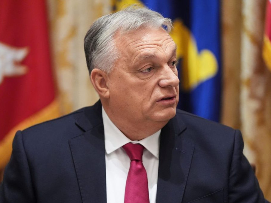 Na snímke Viktor Orbán.