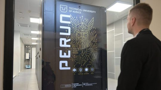 Prvý slovenský superpočítač Perun.