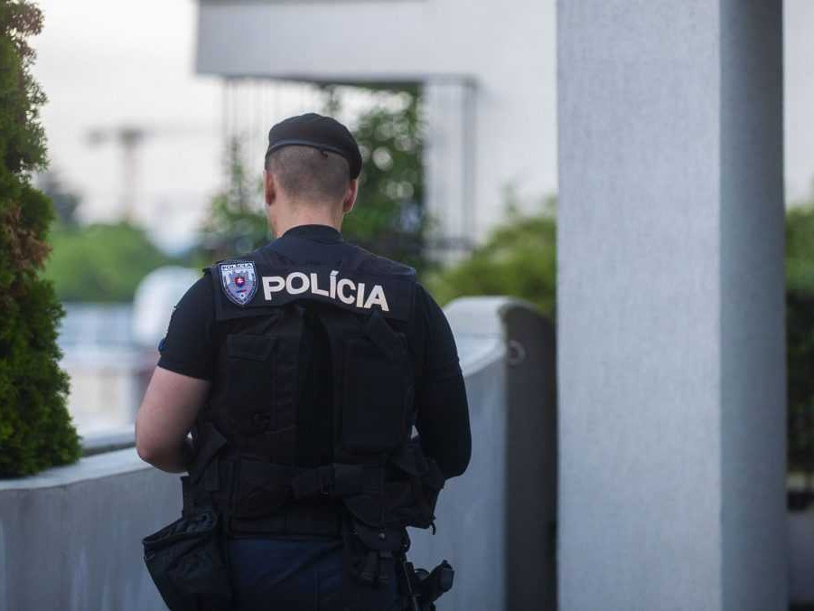 Na ilustračnej snímke príslušník policajného zboru.