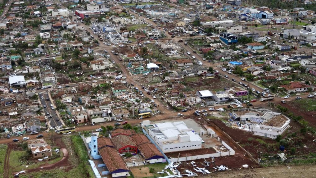 tornádo v Brazílii