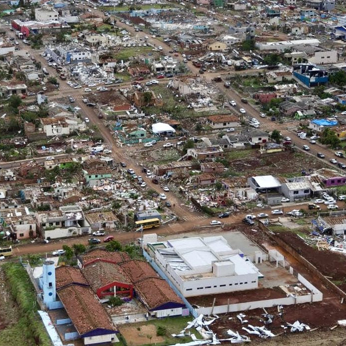 tornádo v Brazílii