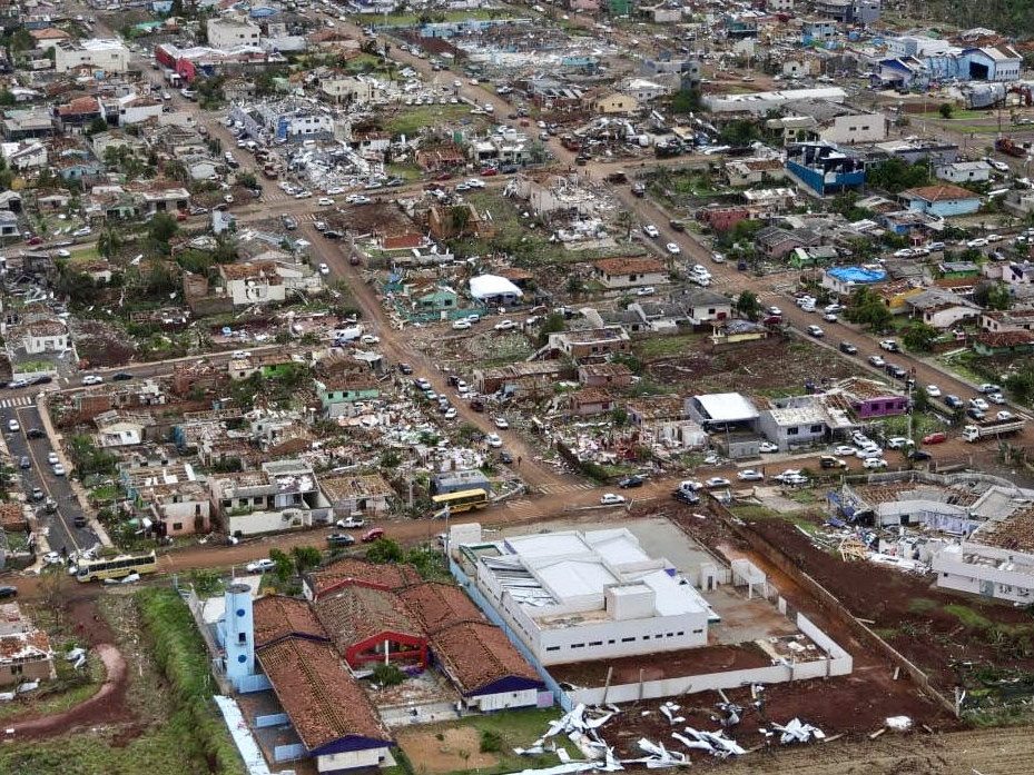 tornádo v Brazílii