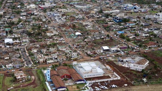 tornádo v Brazílii