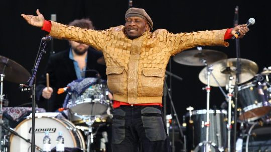 Na archívnej snímke Jimmy Cliff.