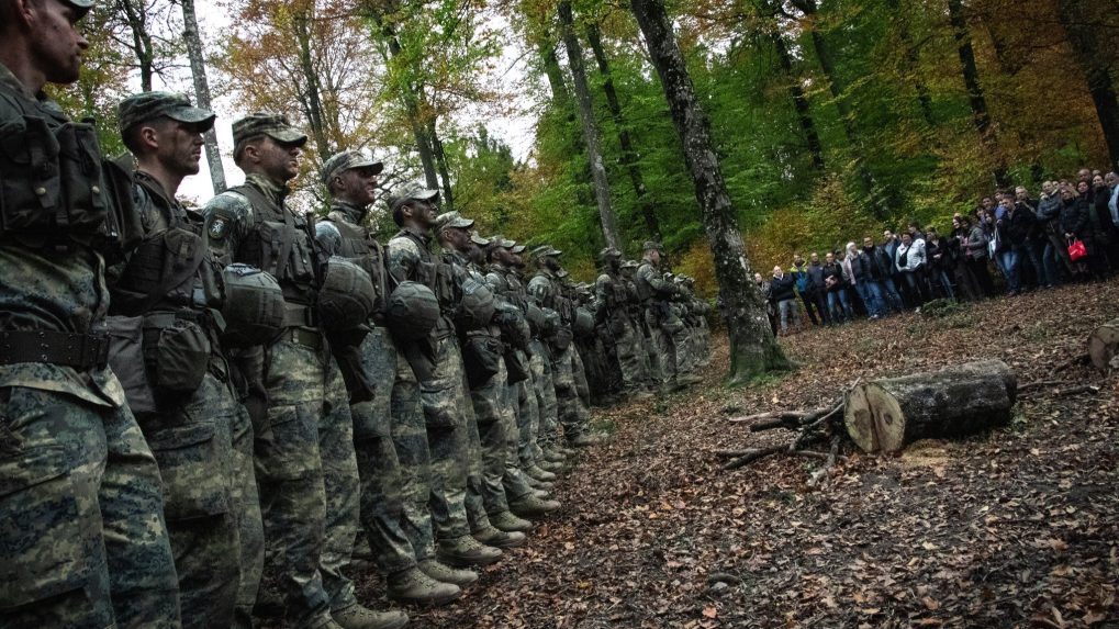 Na snímke sú vojaci rakúskeho Bundesheeru