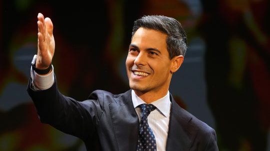 Pravdepodobný budúci holandský premiér a líder D66 Rob Jetten.