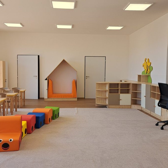 Na ilustračnej snímke priestory materskej školy.