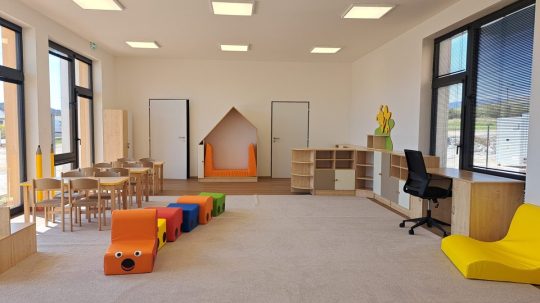 Na ilustračnej snímke priestory materskej školy.