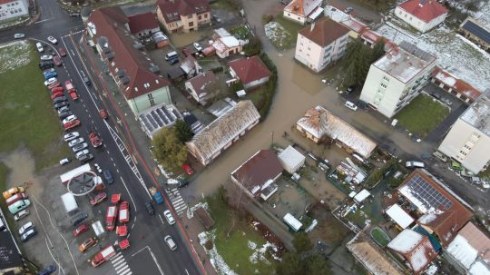 Sliač zaplavila voda