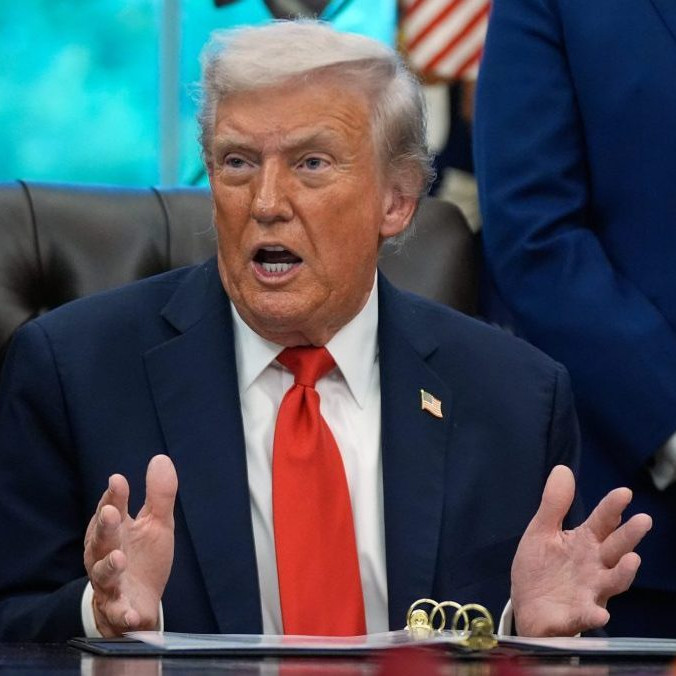 Na snímke Donald Trump.