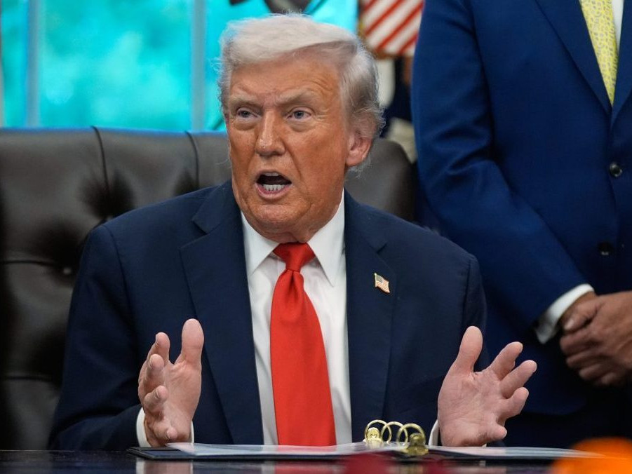 Na snímke Donald Trump.