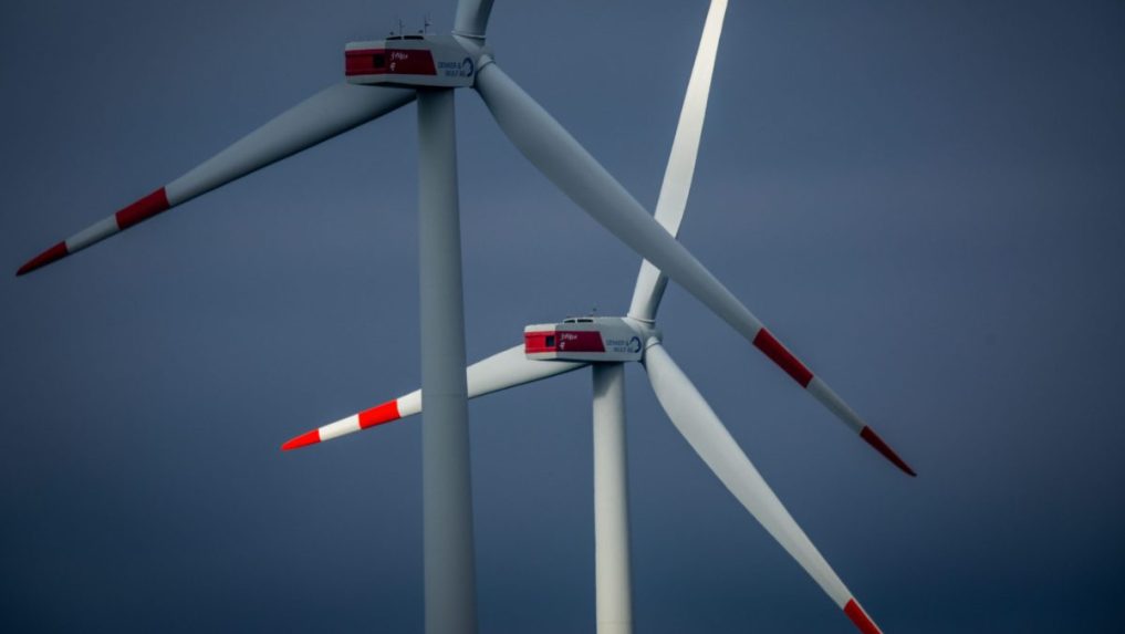 Ilustračná snímka veterných turbín.
