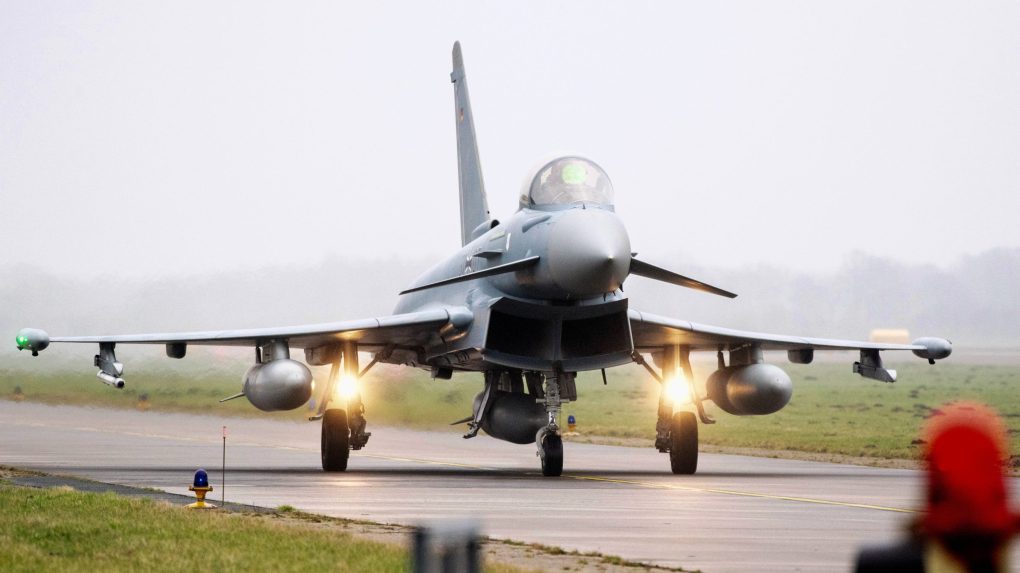 stíhačka Eurofighter Typhoon