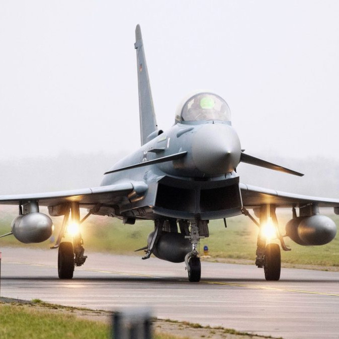stíhačka Eurofighter Typhoon
