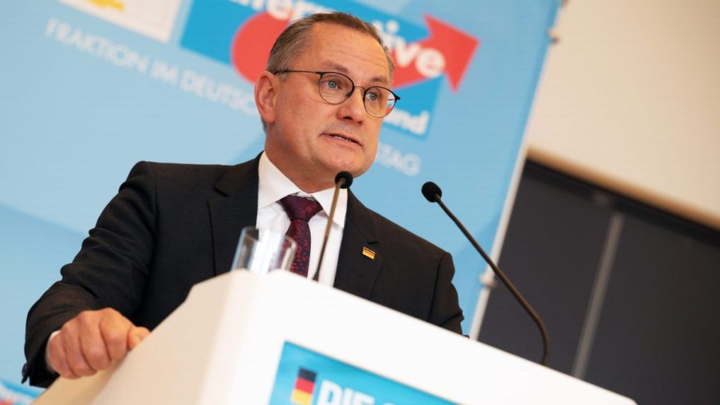 Na snímke spolupredseda Alternatívy pre Nemecko (AfD) Tino Chrupalla.