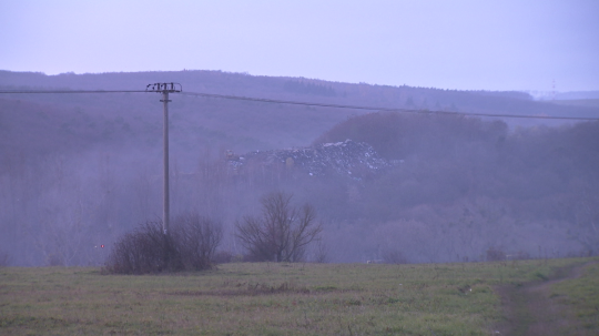 Skládka nebezpečného odpadu v košickej mestskej časti Myslava.